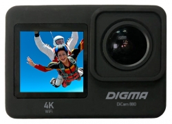 Экшн-камера Digma DiCam 880 1x черный