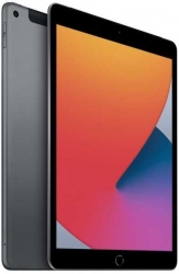 Планшет Apple iPad 2020 MYMH2RU/A A12 Bionic ROM32Gb 10.2 IPS 2160x1620 3G 4G iOS темно-серый 8Mpix 1.2Mpix BT GPS WiFi Touch EDGE 9hr