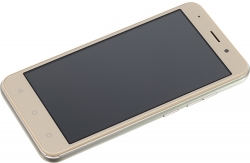 Смартфон Vertex Impress Luck 8Gb 1Gb золотистый моноблок 3G 2Sim 5 480x854 Android 7.0 5Mpix 802.11bgn GPS GSM900/1800 GSM1900 MP3 FM A-GPS microSD