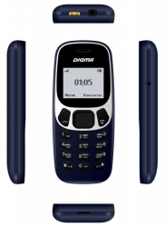 Мобильный телефон Digma Linx A105N 2G 32Mb темно-синий моноблок 1Sim 1.44 68x96 GSM900/1800