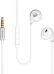 Гарнитура вкладыши Deppa Stereo Air Pro 1.2м белый проводные в ушной раковине (44154)