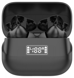 Гарнитура вкладыши Hiper TWS Alpha PX10 черный беспроводные bluetooth в ушной раковине (HTW-APX10)