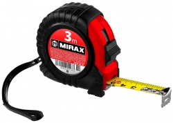 Рулетка MIRAX Rubber 3м