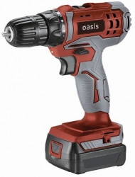 Дрель-шуруповерт Oasis ASU-18S (S) аккум. патрон:быстрозажимной (кейс в комплекте)