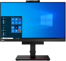 Монитор Lenovo 23.8 ThinkVision TIO24Gen4 черный IPS 4ms 16:9 HDMI M/M матовая HAS Pivot 1000:1 250cd 178гр/178гр 1920x1080 D-Sub DisplayPort FHD U