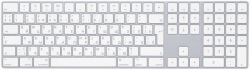 Клавиатура Apple MQ052RS/A белый USB беспроводная BT slim Multimedia