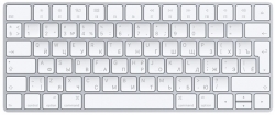 Клавиатура Apple Magic Keyboard 2 серебристый USB беспроводная BT