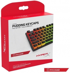 Клавиатура HyperX Keycaps Pudding прозрачный