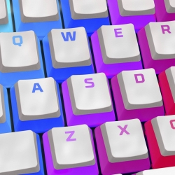 Клавиатура HyperX Keycaps Pudding прозрачный