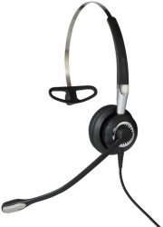 Наушники с микрофоном Jabra Biz 2400 II QD Mono NC черный накладные оголовье (2406-820-204)