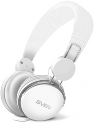 Наушники с микрофоном Sven AP-321M белый накладные оголовье (SV-015381)