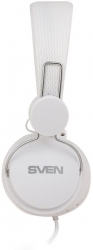 Наушники с микрофоном Sven AP-321M белый накладные оголовье (SV-015381)