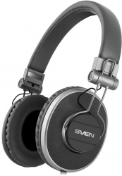 Наушники с микрофоном Sven AP-920M черный/серебристый 1.2м мониторные оголовье (SV-017910)