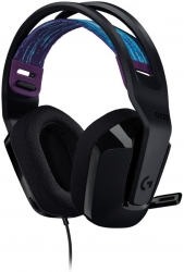 Наушники с микрофоном Logitech G335 черный накладные оголовье (981-000978)