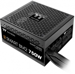 Блок питания Thermaltake ATX 750W Smart BM2 80+ bronze 24+4+4pin APFC 120mm fan 6xSATA Cab Manag RTL