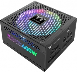 Блок питания Thermaltake ATX 650W Toughpower GF2 ARGB 80+ gold 24+4+4pin APFC 140mm fan color LED 9xSATA Cab Manag RTL