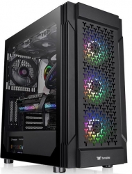 Корпус Thermaltake Versa T27 TG ARGB черный без БП ATX 5x120mm 4x140mm 2x200mm 2xUSB2.0 1xUSB3.0 audio bott PSU