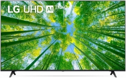 Телевизор LED LG 65 65UQ80001LA голубой Ultra HD 60Hz DVB-T DVB-T2 DVB-C DVB-S DVB-S2 USB WiFi Smart TV RUS
