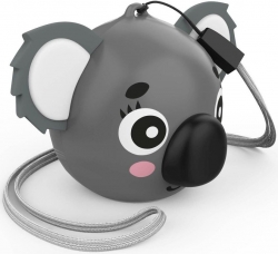 Колонка порт. Hiper Zoo Music Коала серый 3W 1.0 BT 10м 400mAh (без.бат) (H-OM2)