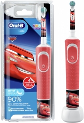 Зубная щетка электрическая Oral-B Kids Cars красный