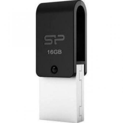 Флеш Диск Silicon power 16GB Mobile X21 черный