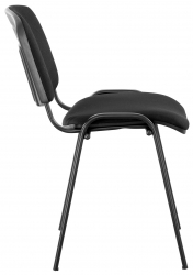 Стул Nowy Styl ISO BLACK черный сиденье черный на ножках металл черный