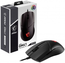 Мышь MSI Clutch GM41 Lightweight V2 черный оптическая (16000dpi) USB2.0 (5but)