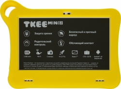 Планшет Alcatel TKEE MINI 2 9317G MT8167D (1.3) 4C RAM1Gb ROM32Gb 7 TN 1024x600 Android 10.0 Go мятный/желтый 2Mpix 2Mpix BT WiFi Touch microSD 128Gb
