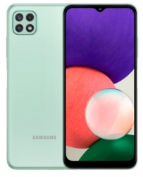 Смартфон Samsung SM-A226B Galaxy A22s 128Gb 4Gb мятный моноблок 3G 4G 6.6 1080x2400 Android 11 48Mpix 802.11 a/b/g/n/ac NFC GPS GSM900/1800 GSM1900 T