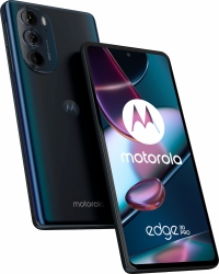 Смартфон Motorola XT2201-1 Edge 30 pro 256Gb 12Gb синий моноблок 3G 4G 2Sim 6.7 1080x2400 Android 12 50Mpix 802.11 a/b/g/n/ac/ax NFC GPS GSM900/1800 