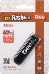 Флеш Диск Dato 32Gb DS2001-32G USB2.0 черный
