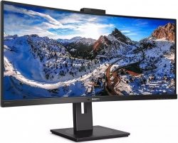 Монитор Philips 34 346P1CRH черный VA LED 21:9 HDMI M/M матовая HAS Pivot 500cd 178гр/178гр 3440x1440 DisplayPort Ultra HD 2K (1440p) USB 11.65кг