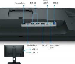 Монитор Benq 27 SW271C черный IPS LED 16:9 HDMI матовая HAS Pivot 300cd 178гр/178гр 3840x2160 DisplayPort Ultra HD USB 10.9кг