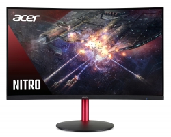 Монитор Acer 31.5 Nitro XZ322QUPbmiiphx черный VA LED 16:9 HDMI M/M матовая HAS Pivot 3000:1 400cd 178гр/178гр 2560x1440 DisplayPort Ultra HD 2K (144