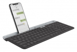 Клавиатура Logitech K580 черный/серый USB беспроводная BT/Radio