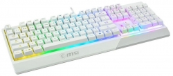 Клавиатура MSI Vigor GK30 белый USB for gamer LED