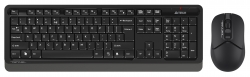Клавиатура + мышь A4Tech Fstyler FG1012 черный беспроводная