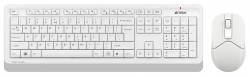 Клавиатура + мышь A4Tech Fstyler FG1012 белый беспроводная