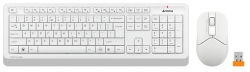 Клавиатура + мышь A4Tech Fstyler FG1012 белый беспроводная