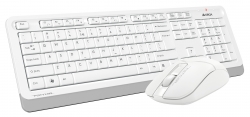 Клавиатура + мышь A4Tech Fstyler FG1012 белый беспроводная