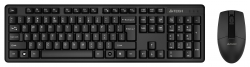Клавиатура + мышь A4Tech 3330N черный беспроводная