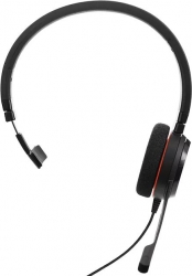 Наушники с микрофоном Jabra Evolve 20 MS Mono черный 1.2м накладные оголовье (4993-823-109)