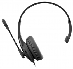 Наушники с микрофоном A4Tech HS-11 черный 2м накладные оголовье