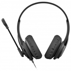 Наушники с микрофоном A4Tech HU-10 черный