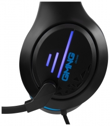 Наушники с микрофоном Oklick GMNG HS-L325G черный/синий