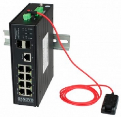 Коммутатор Osnovo SW-80802/ILS(port 90W,300W) управляемый