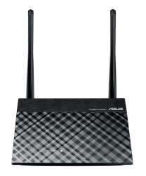 Роутер беспроводной Asus RT-N300 N300 10/100BASE-TX черный