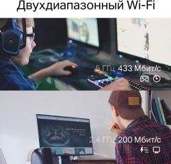 Сетевой адаптер WiFi TP-Link Archer T2E AC600 PCI Express (ант.внеш.съем) 1ант.