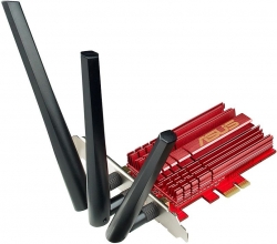 Сетевой адаптер WiFi Asus PCE-AC68 PCI Express (ант.внеш.съем) 3ант.