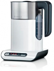 Чайник электрический Bosch TWK8611 белый/серебристый